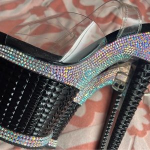 rhinestone heels
